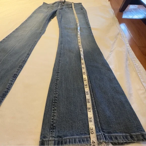 Silver Jeans Canada Low Rise 3 Buttons Size 30 Vintage Y2K Medium Wash 90s Unif - Picture 12 of 12
